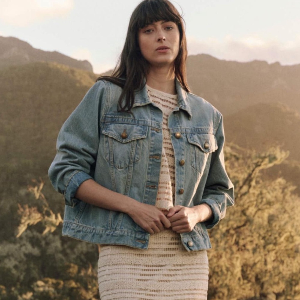The Great. The Slouchy Jean jacket